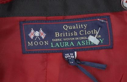 Laura Ashley Women's Red Wool Pencil Skirt UK 12 Knee Length