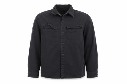 River Island Men's Black Cotton Twill Casual Jacket L