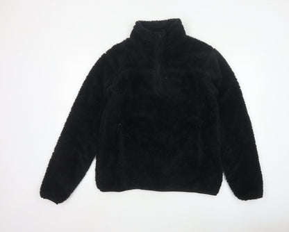 Mountain Warehouse Women Black Small Fleece Pullover Sweatshirt