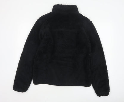 Mountain Warehouse Women Black Small Fleece Pullover Sweatshirt