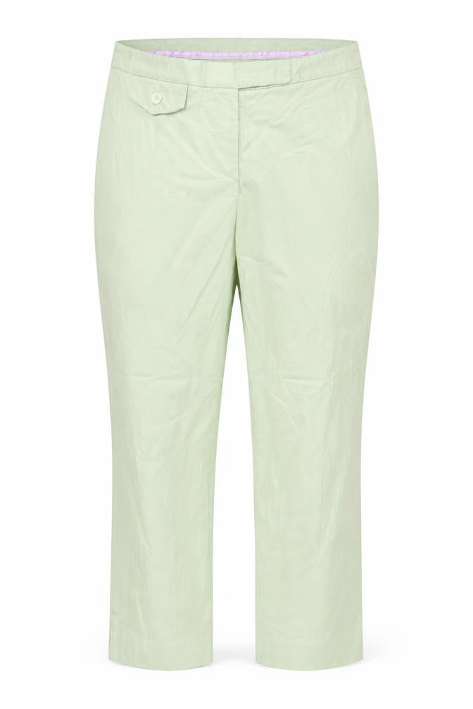 Boden Women Green Chino Trousers Size 16 Cotton Blend Stretch
