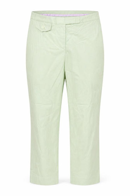 Boden Women Green Chino Trousers Size 16 Cotton Blend Stretch