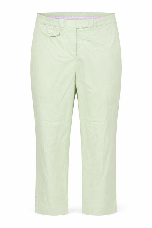 Boden Women Green Chino Trousers Size 16 Cotton Blend Stretch