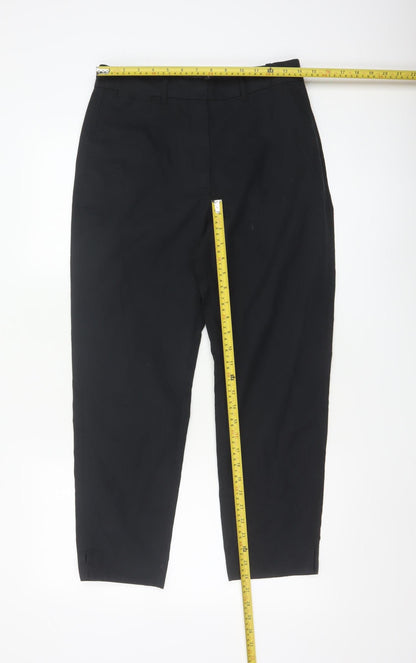 Marks and Spencer Women's Black Chino Trousers Size 10 Short