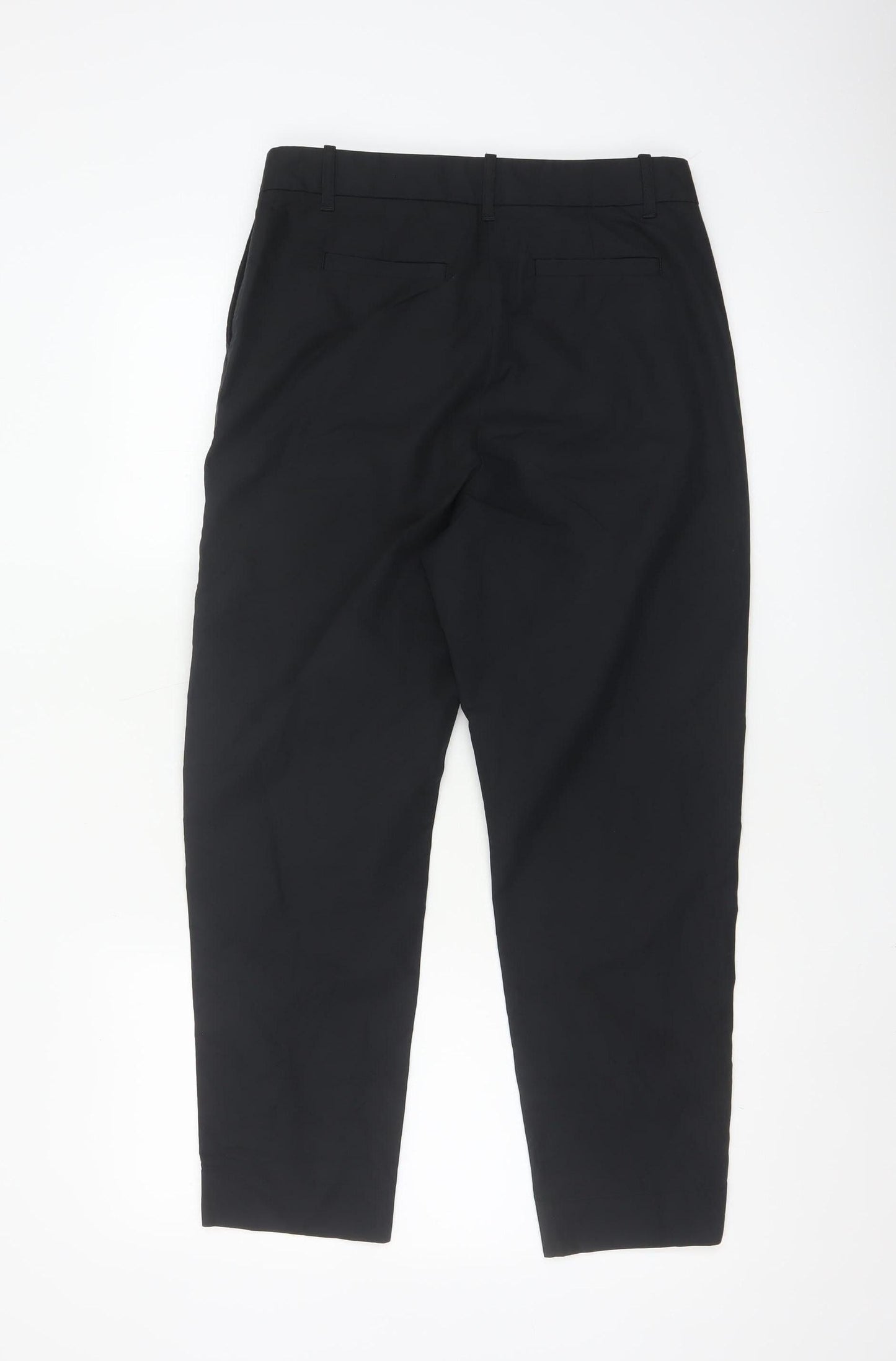 Marks and Spencer Women's Black Chino Trousers Size 10 Short