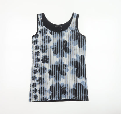 Sonia Rykiel Women’s Blue Floral Camisole Tank Top L
