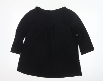 Marks and Spencer Women’s Black 3/4 Sleeve Tunic Blouse UK 22