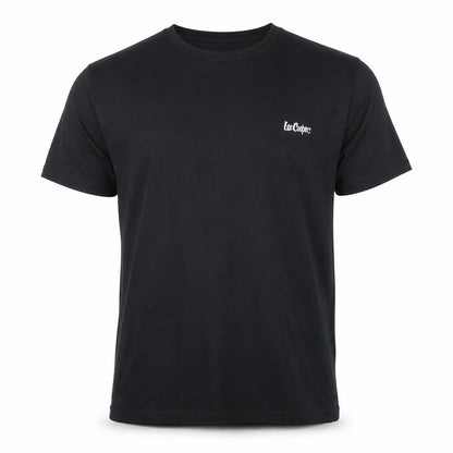 Lee Cooper Men's Black L Short Sleeve Crew Neck T-Shirt