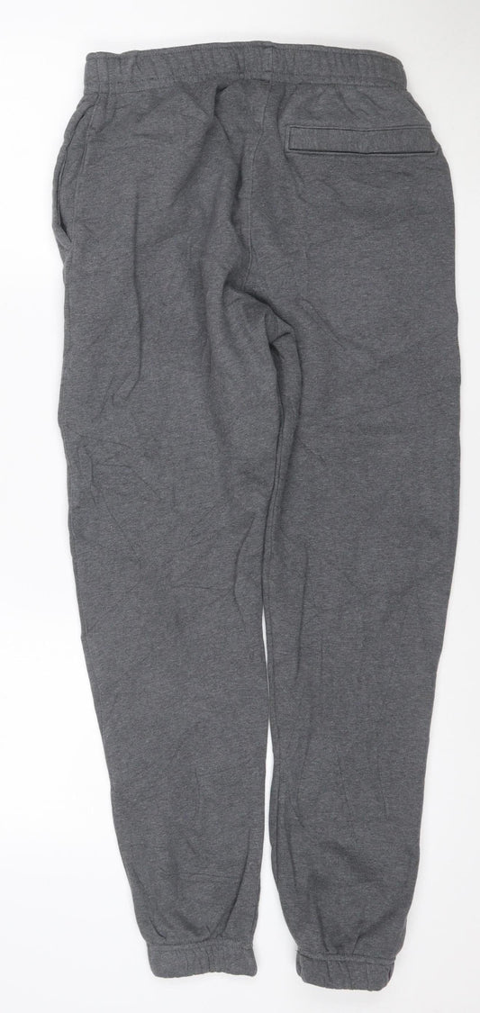 Nike Men's Grey Jogger Sweatpants Small Regular Fit Cotton Blend