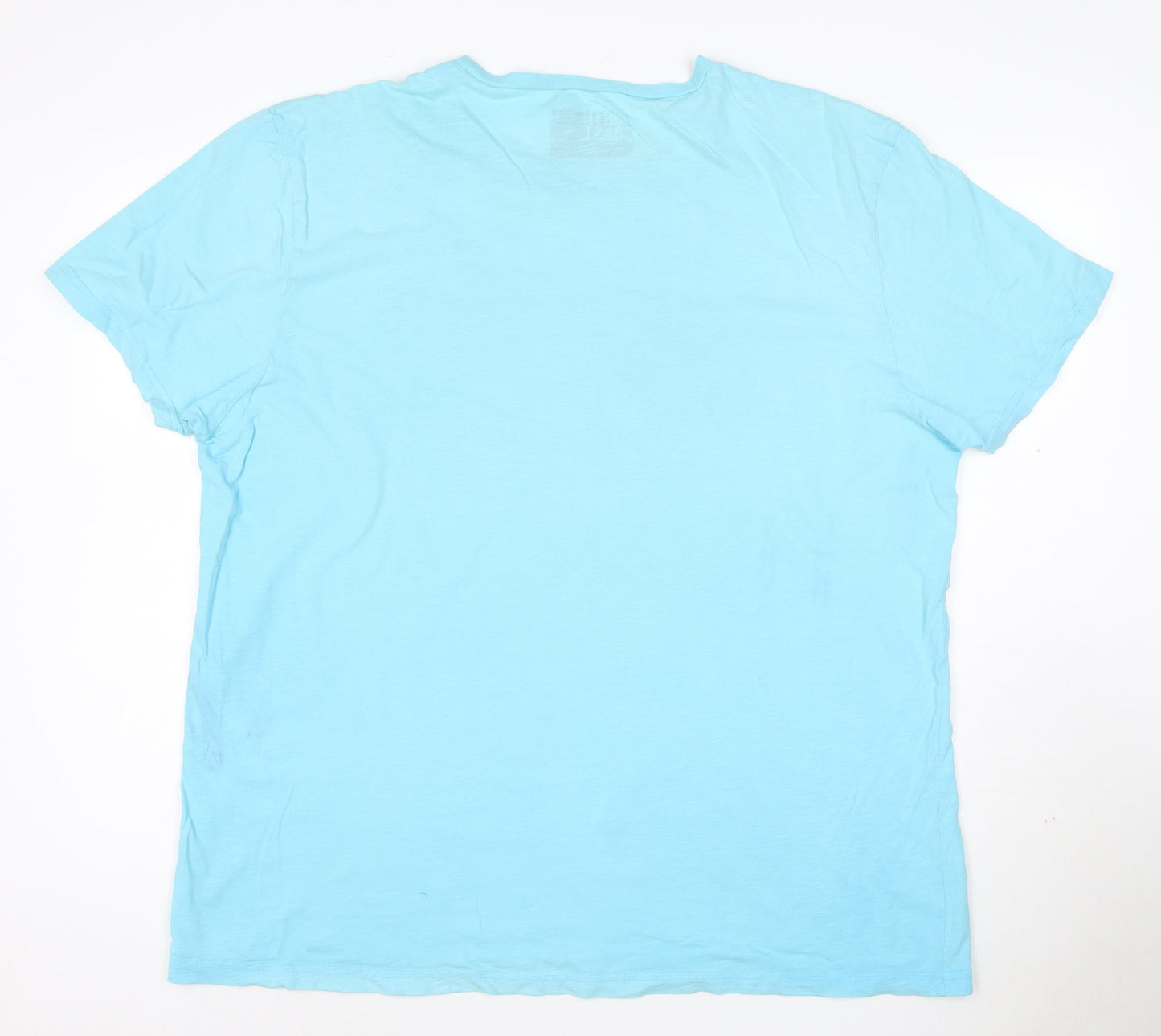 North Coast Men's Blue 2XL Cotton Graphic Crew Neck T-Shirt