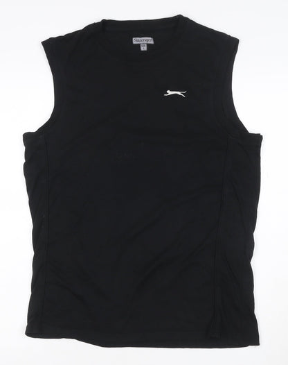 Slazenger Men's Black Sleeveless Crew Neck Athletic T-Shirt Size L