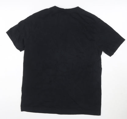 Nike Men's Black Air Graphic Loose Fit T-Shirt XS