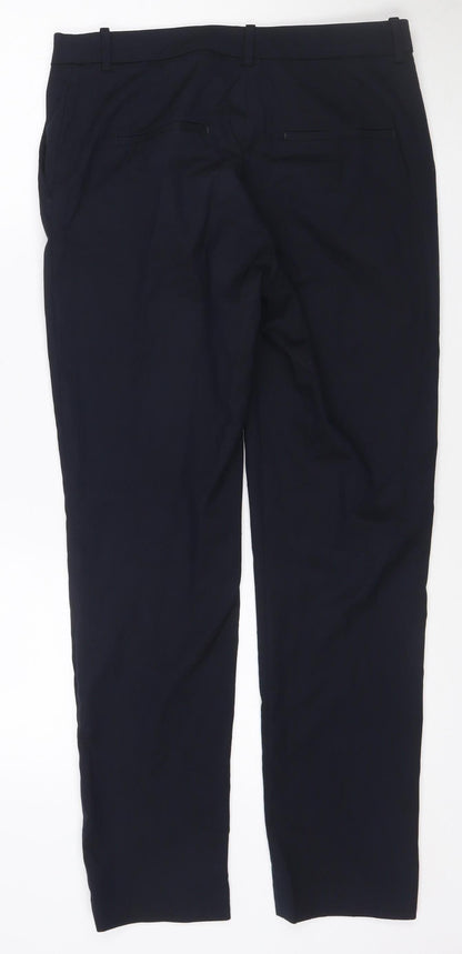 H&M Women’s Black Straight Leg Dress Pants Size 10 Formal Work Trousers
