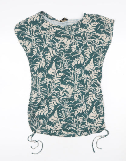 Phase Eight Women’s Green Floral Tunic Blouse Size 10