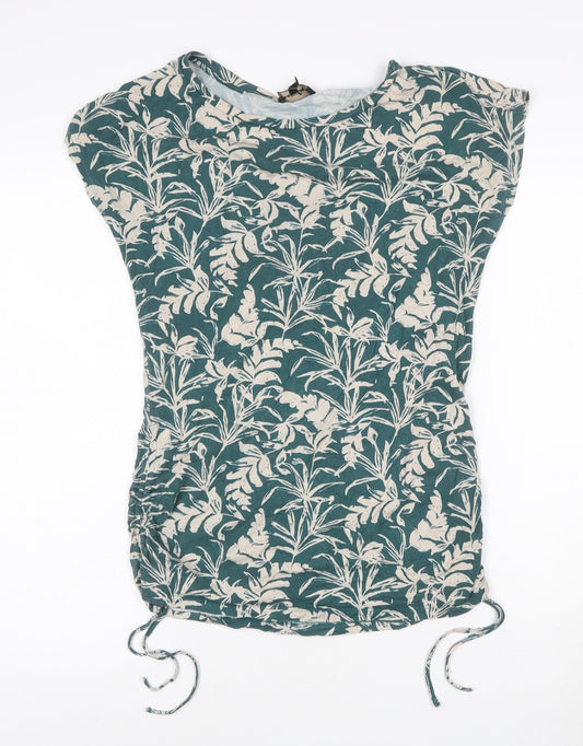 Phase Eight Women’s Green Floral Tunic Blouse Size 10
