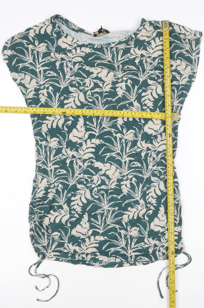 Phase Eight Women’s Green Floral Tunic Blouse Size 10