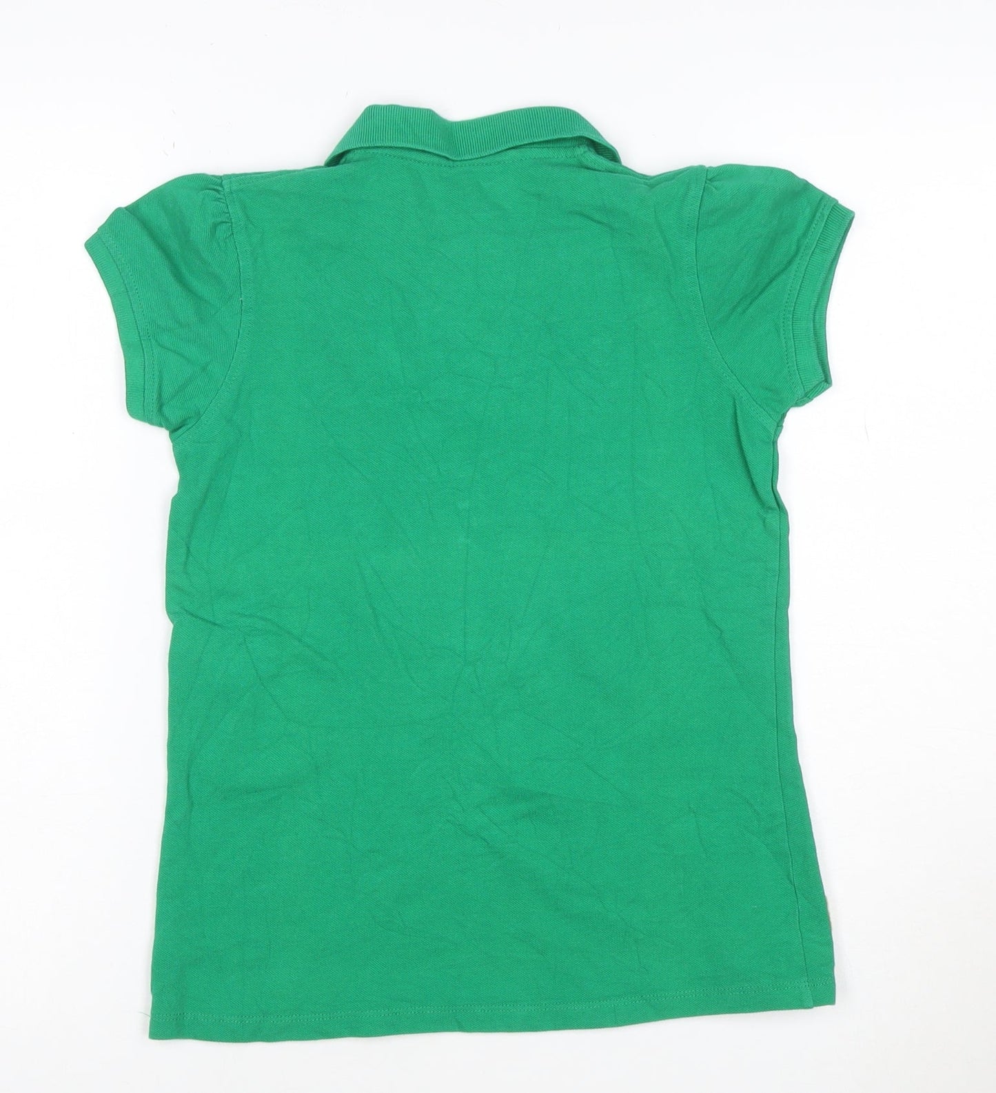 Polo Girls Green Short Sleeve Cotton Polo Shirt 13-14 Years