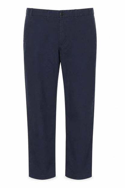 Marks and Spencer Men's Blue Chino Trousers 36W 29L Cotton Blend