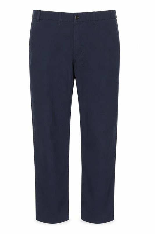 Marks and Spencer Men's Blue Chino Trousers 36W 29L Cotton Blend