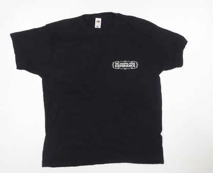 Fruit of the Loom Unisex Black Country Music Experience T-Shirt Size L