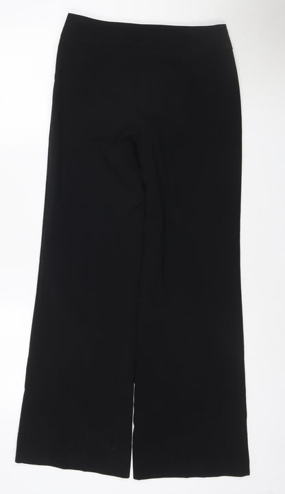 Marks and Spencer Autograph Women's Black UK 8 Wide-Leg Trousers