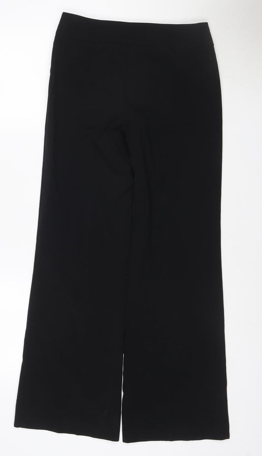 Marks and Spencer Autograph Women's Black UK 8 Wide-Leg Trousers