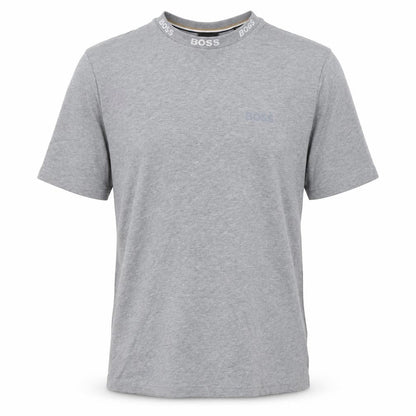 BOSS Men's Grey Regular Fit Short Sleeve Cotton T-Shirt M