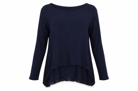 Phase Eight Women's Blue Long Sleeve Tunic Blouse Size 16