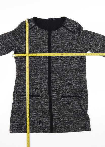 Marks and Spencer Women's Grey Knit Shift Dress Size 12