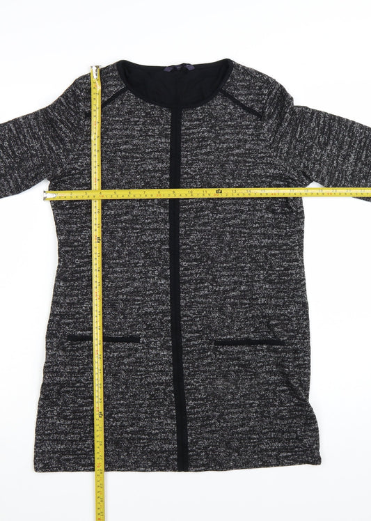 Marks and Spencer Women's Grey Knit Shift Dress Size 12