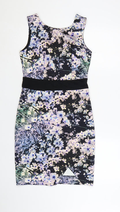 Coast Women’s Multicoloured Floral Bodycon Dress Size 10
