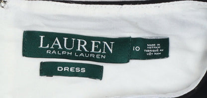 Lauren Ralph Lauren Women’s Multicoloured Knee Length Fit & Flare Dress Size 10