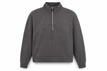 Marks & Spencer Goodmove Grey 1/2 Zip Sweatshirt Womens Size 12