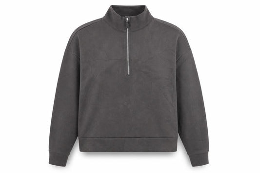 Marks & Spencer Goodmove Grey 1/2 Zip Sweatshirt Womens Size 12