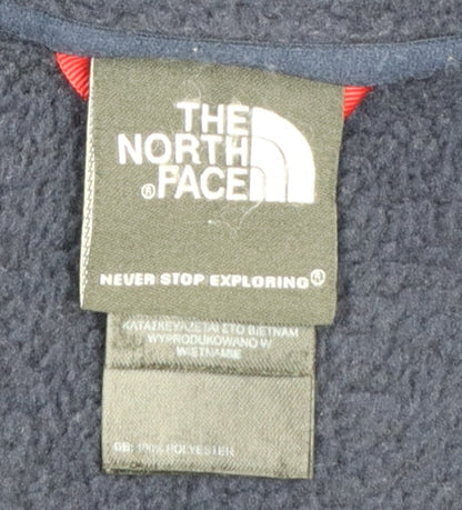 The North Face Men's Blue Full Zip Fleece Jacket Size L