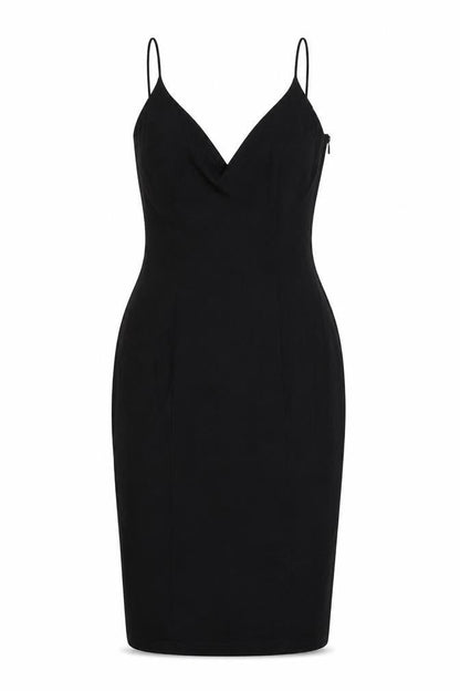 Rare London Women’s Black Bodycon Embroidered Dress UK 10