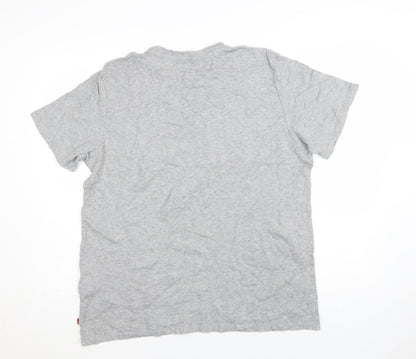 Levi's Mens Grey XL Logo Graphic Crew Neck T-Shirt