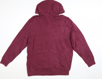 Levi's Men's Red XL Pullover Hoodie with Logo Graphic