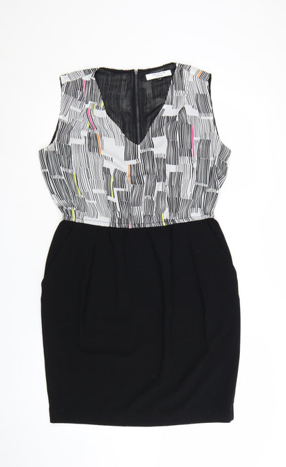 John Lewis Women’s Multicoloured Size 12 Sleeveless Sheath Dress