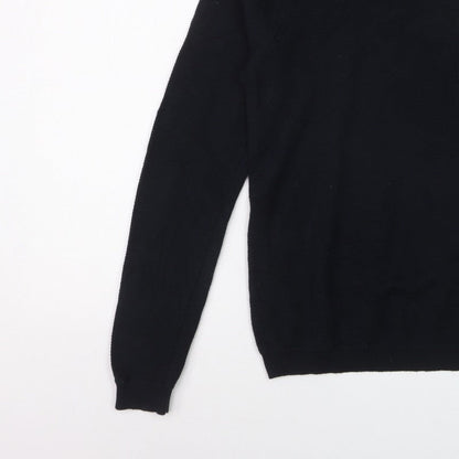 Rag & Bone Men's Black Knit Crew Neck Pullover Jumper Size L