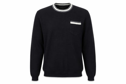 Rag & Bone Men's Black Knit Crew Neck Pullover Jumper Size L