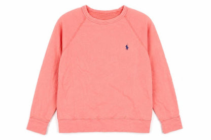 Polo Ralph Lauren Men's Pink Cotton Crew Neck Sweatshirt Size S