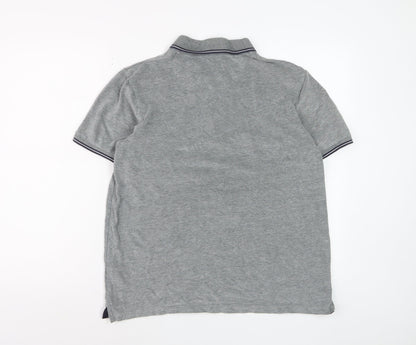 Burton Menswear London Grey Regular Fit Polo Shirt Size L