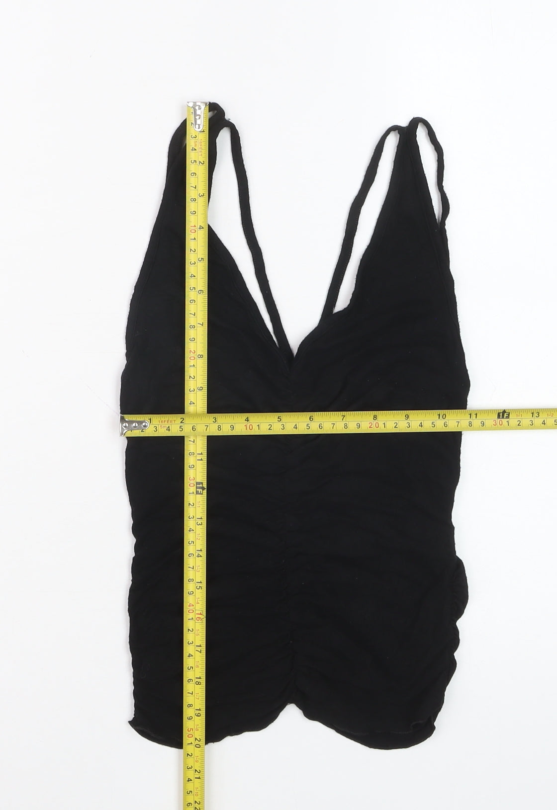 Soya Paris Women's Black Spaghetti Strap Camisole Tank Top S