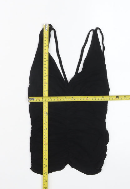 Soya Paris Women's Black Spaghetti Strap Camisole Tank Top S