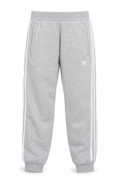 Front view of Adidas Women Grey Sweatpants M Joggers Cotton Blend Casual Sportswear