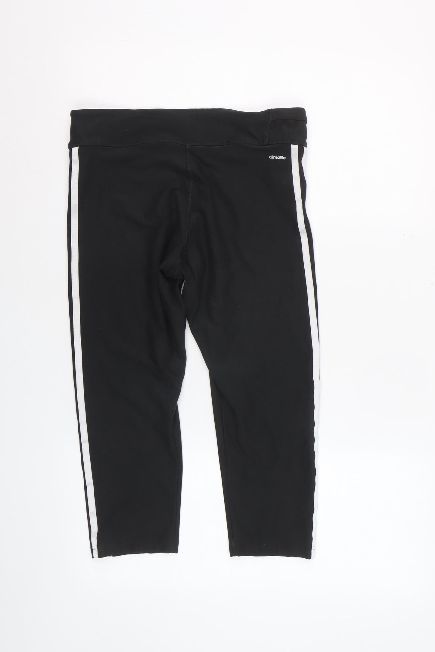 Adidas Women Black Capri Leggings Size 12-14 Climalite