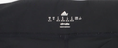 Adidas Women Black Capri Leggings Size 12-14 Climalite