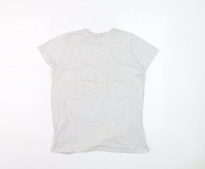 PlayStation Boys Grey 12-13 Years Logo Short Sleeve T-Shirt