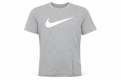 Nike Men's Grey Cotton Crew Neck Short Sleeve Sports T-Shirt M